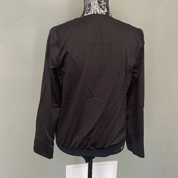 NEW black Blouse Black Bodysuit - Picture 2 of 3